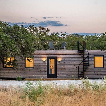 New! The Texas Longhorn-Luxury Container Home Fredericksburg Exterior foto